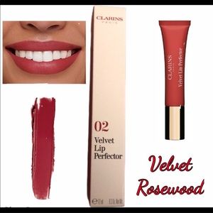 Clarins Paris Velvet Lip Perfector Velvet Rosewood